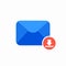 Archieve download email mail icon