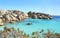 Archipelago Maddalena, Caprera Island, Cala Coticcio beach. heaven on earth