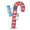 Architect candy canes character cartoon