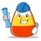 Architect candy corn character cartoon