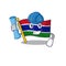 Architect flag gambia mascot shape the character