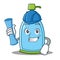 Architect liquid soap character cartoon