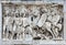 Architectonic detail of arch of Constantine in Rome