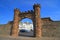 Architectural arch in town of Sidmouth