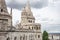 Architectural building Fishermens Bastion in Budapest, Hungary.