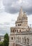 Architectural building Fishermens Bastion in Budapest, Hungary.