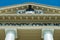 Architectural Detail Above the Front Entrance of the Elko County Courthouse in Elko, Nevada, USA