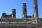 Architectural detail of the ancient ruins of Pompei