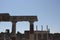 Architectural detail of the ancient ruins of Pompei