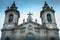 Architectural detail of the Basilica of Our Lady of Sameiro near Braga