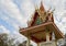 Architectural detail in a Buddhists temple