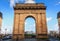 Architectural detail of the Burgundy Gate in Bordeaux