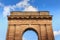 Architectural detail of the Burgundy Gate in Bordeaux