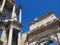 Architectural detail of Celsus library in Ephesus,Turkey