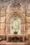 Architectural detail of the Chapel of the Holy Chalice in the Valencia Cathedral, Spain