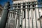 Architectural detail of the courthouse of Montpellier, France