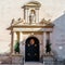 Architectural detail, entrance of the co-cathedral of Alicante, Spain