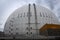 Architectural detail of the Ericsson Globe