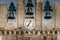 Architectural detail of Faro Cathedral on a spring day