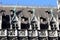 Architectural detail in the Grand Place of Brussels