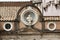 Architectural detail from the Honourable Courtyard in the Castle of Angel in Rome