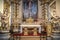 Architectural detail of the interior of the Chapel of the Lord of the Mareantes in Esposende, Portugal