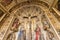 Architectural detail of the interior of the Chapel of the Lord of the Mareantes in Esposende, Portugal