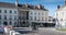 Architectural detail of the Montaudouin hotel, a neoclassical mansion built in the late eighteenth century in Nantes