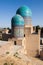 Architectural detail of the necropolis of Shakhi Zinda, Samarkand, Uzbekistan