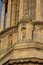 Architectural detail of the tower of the basilica of Boulogne sur mer, France,