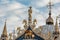 Architectural details of Basilica di San Marco at St. Marc square in Venice, Italy