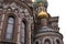 Architectural details of the Cathedral of the Savior on Spilled Blood
