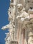 Architectural details of cathedral in Siena.Tuscany