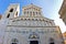 Architectural details at the entrance to Cagliari cathedral, Sardinia