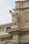 Architectural details of the facade Palazzo Poli in Rome