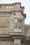 Architectural details of the facade Palazzo Poli in Rome