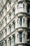 Architectural details in the Financial District, Manhattan, New York City