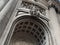 Architectural details of The Gibson Hall a Grade I listed building on Bishopsgate in the City of London