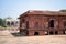 Architectural details of Lal Qila - Red Fort situated in Old Delhi, India, View inside Delhi Red Fort the famous Indian landmarks