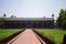 Architectural details of Lal Qila - Red Fort situated in Old Delhi, India, View inside Delhi Red Fort the famous Indian landmarks