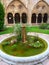 Architectural details of Medieval catholic cathedral Saint Mary in Tarragona, Spain