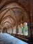 Architectural details of Medieval catholic cathedral Saint Mary in Tarragona, Spain