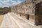 Architectural details of the nunnery building in Uxmal