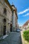 Architectural details of old houses in Serbian city of Petrovaradin.