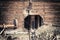 Architectural Details of a Wooden Grain Elevator