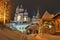 Architectural Ensemble of Savvino-Storozhevsky Monastery in Winter Night