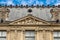 Architectural exteriors details of the Louvre museum