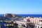 Architectural fragment of a marina in the Paceville district of Malta. Sightseeing