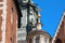 Architectural fragment of the Wawel Cathedral, Krakow, Poland