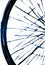 The architectural harmony of the spokes of the bicycle wheel energy meditation rotation profit